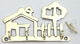 [BKH] Polished Brass House Key Holder