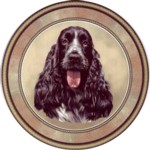 Cocker Spaniel Black(R) Single (150mm)