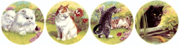 Cats Life Set of 4 (90mm)