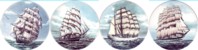  Clipper Ships Set of 4 (150mm)
