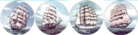  Clipper Ships Set of 4 (150mm)