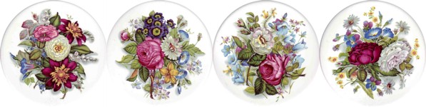 Cottage Garden Set of 4 (150mm)