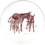  Donkey & Foal Single (150mm)