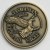 SCTEG Souvenir Coin Tasmanian Eagle Antique Gold
