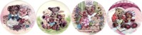  Family Bears Set of 4 (150mm)