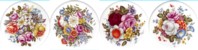  Floral Bouquet Set of 4 (90mm)