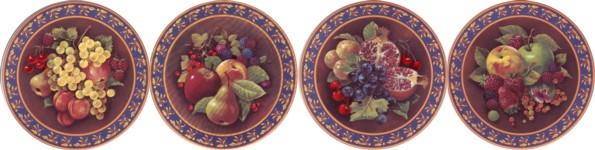 Fruit Medley Set of 4 (90mm)