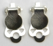 [JFSCS] Ear Spring Clamp Silver Pkt 10