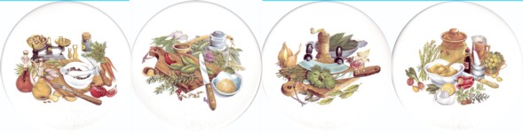  Kitchen Series Set of 4 (150mm)