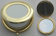 [MMG70] Makeup Mirror Large Gold Plated