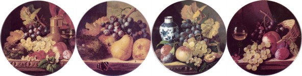 Old Masters Fruit Set of 4 (150mm)
