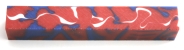 [PBACRWB] Acrylic Pen Blank Red White Blue