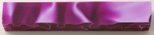 [PBAPWR] Acrylic Pen Blank Purple/White Ribbon