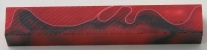 [PBARBWR] Acrylic Pen Blank Red , Black & White Ribbon