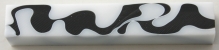 [PBAWWRBI] Acrylic Pen Blank White/White Ribbon Black Infill
