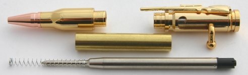 [PENBULLBAG] Bolt Action Bullet Pen Kit Gold