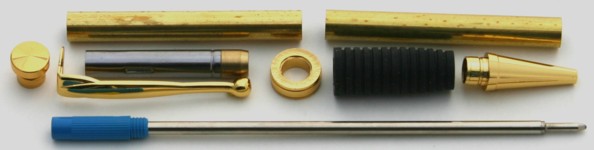 [PENCOM] Pen Kit Comfort Ball Gold Plated Clip