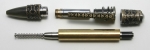 [PENPROZXBGM] ProzX Art Deco Twist Pen Kit Bronze & Gun Metal Finish