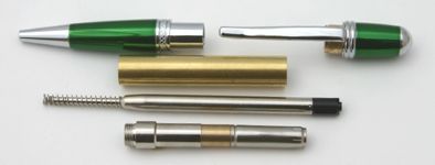 [PENSIERRAGRC] Pen Sierra Twist Chrome & Green