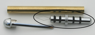 [PNTSC] Needle Threader With "O" Rings Chrome Spare Part 