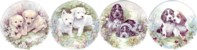  Puppies Set of 4 (90mm)