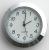 [QC37MWAC] 37mm Insert Clock White Arabic Chrome Bezel