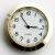 [QC37MWAG] Insert Clock 37mm White Face Arabic Bold Bezel