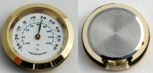 [QT37MWAG] Thermometer 36mm White Arabic