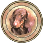 Red Dachshund (R) Single (150mm)