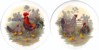  Rooster & Hen Set of 2 (90mm)