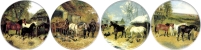 [T RUR HORS B 150] Rural Horses set of 4 (150mm)