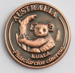 [SCAKB] Souvenir Coin Australia Koala Antique Bronze