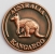 [SCARKB]Souvenir Coin Australia Red Kangaroo Antique Bronze
