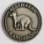 [SCARKS]Souvenir Coin Australia Red Kangaroo Antique Silver