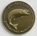 [SCTRTG] Souvenir Coin Tasmanian Rainbow Trout Gold