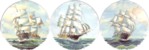  Sailing Ships 2 Set of 4 (150mm)