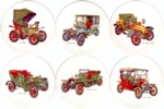 Veteran Cars Set of 6 (150mm)