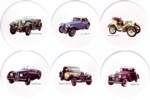  Vintage Cars 2 Set of 6 (150mm)