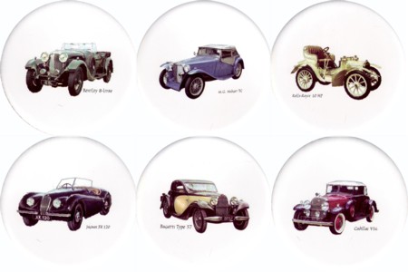  Vintage Cars 2 Set of 6 (150mm)