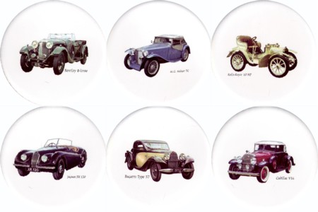 Vintage Cars 2 Set of 6 (90mm) 