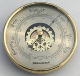 Barometer 130mm Gold Face