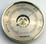 Barometer 180mm Gold Face