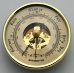 Barometer 70mm Gold Face 