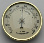 [WIH90I] Hygrometer 90mm Ivory Face