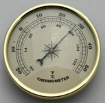 Thermometer 90mm Ivory Face 