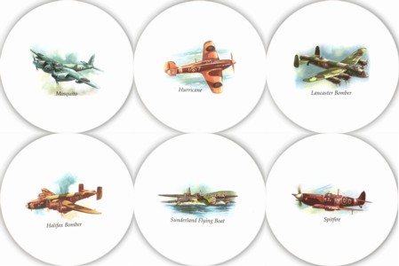 War Planes Set of 6 (150mm)