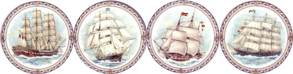 Wind Jammers Set of 4 (90mm)