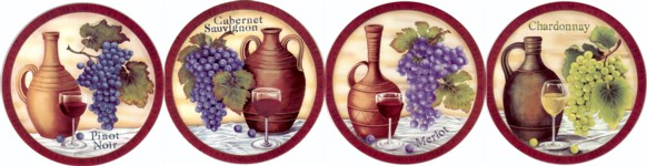 Wine Set of 4 (90mm)