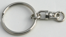 [ZSKRS] Key Ring Swivel Nickel Plated  