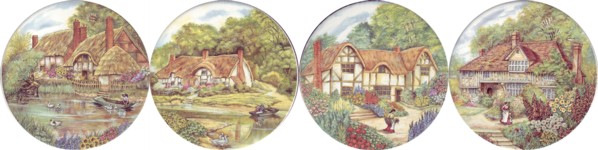  Cottage Collection Set of 4 (90mm) 